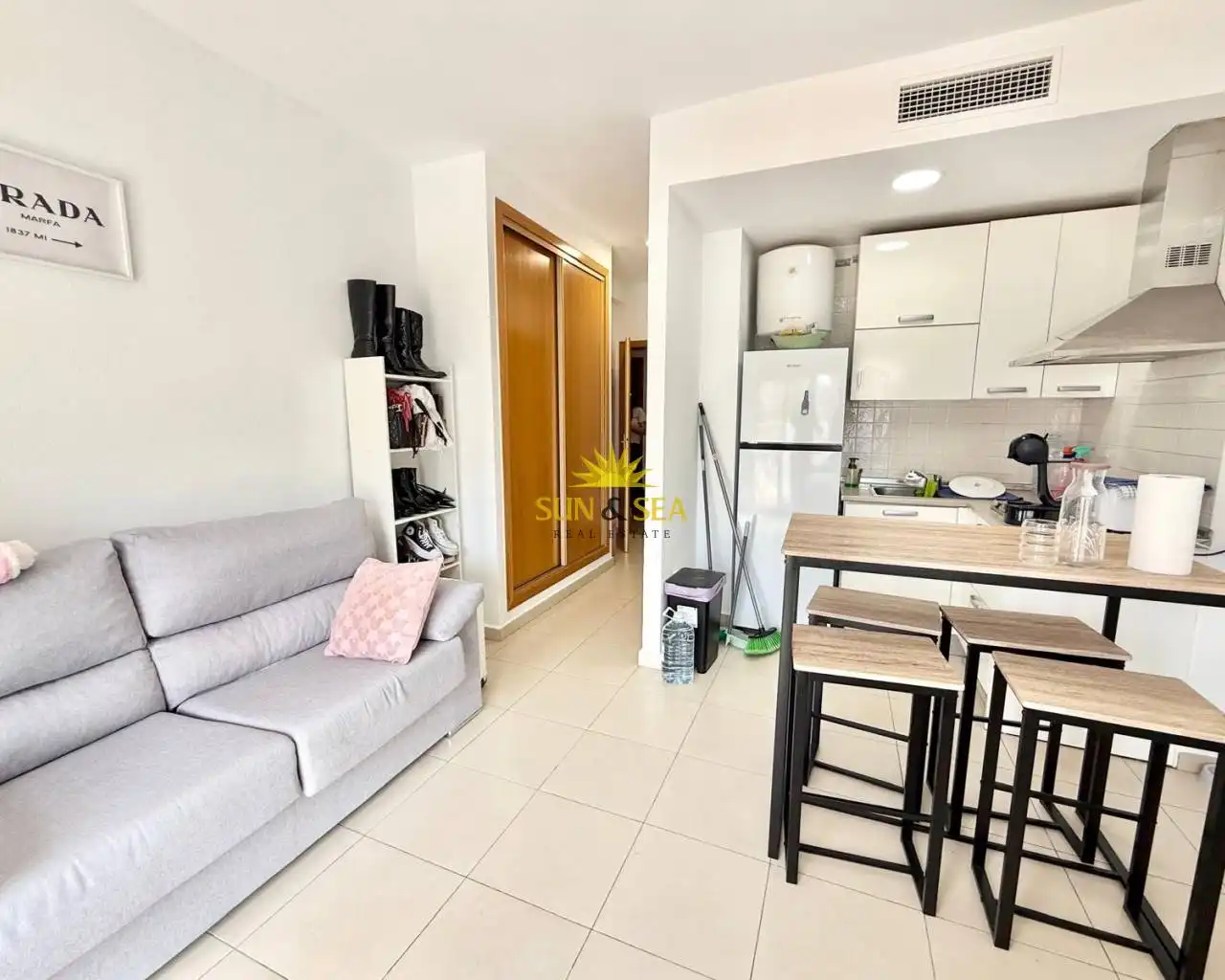 Living room of Apartments for rent in Murcia  with Air Conditioner, Heating and Furnished