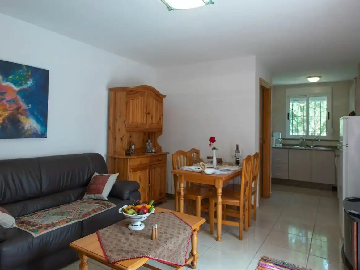 Living room of Flat for rent in Tibi  with Air Conditioner, Private garden and Swimming Pool