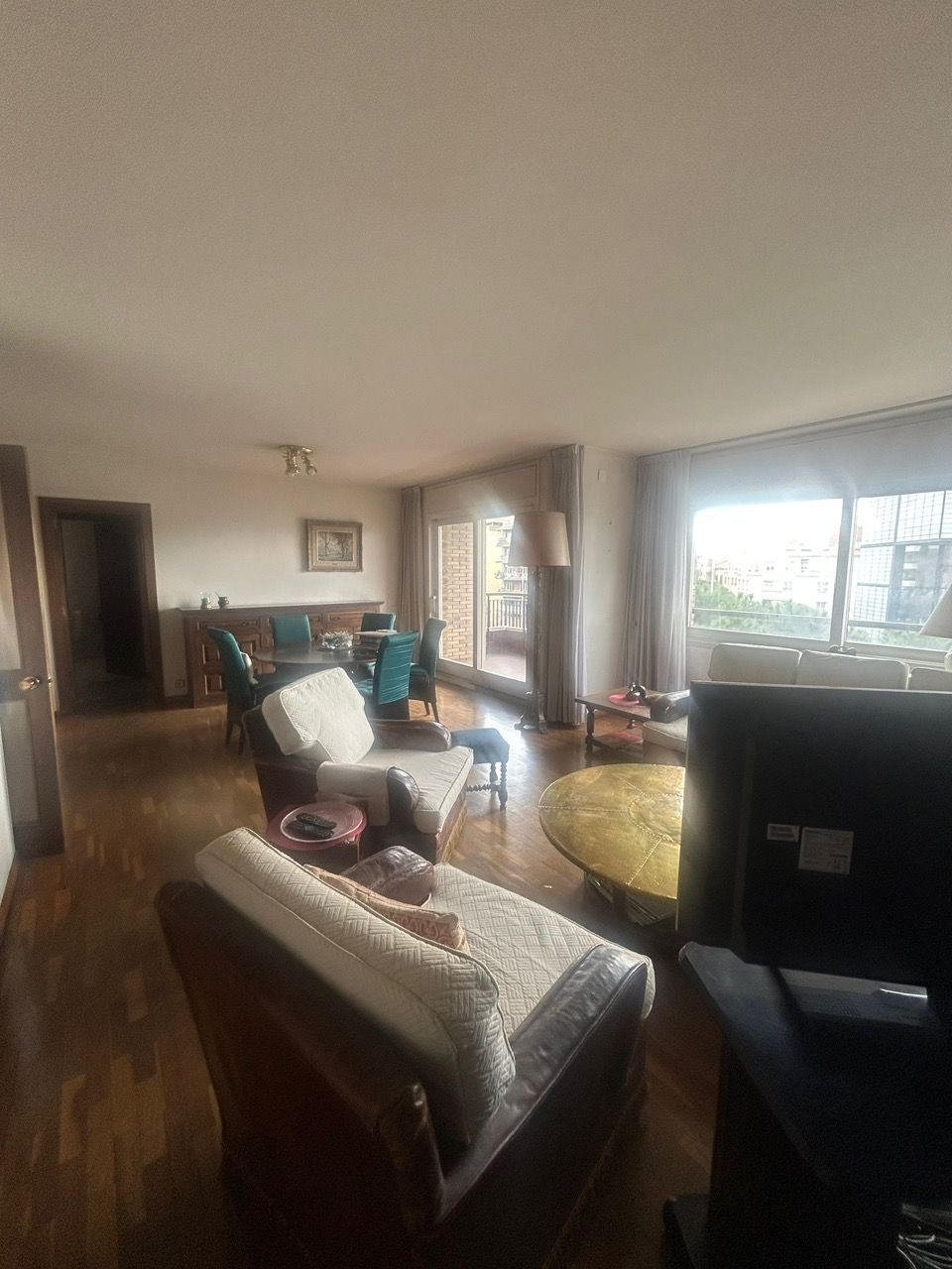 Living room of Flat for sale in  Barcelona Capital  with Air Conditioner, Heating and Terrace