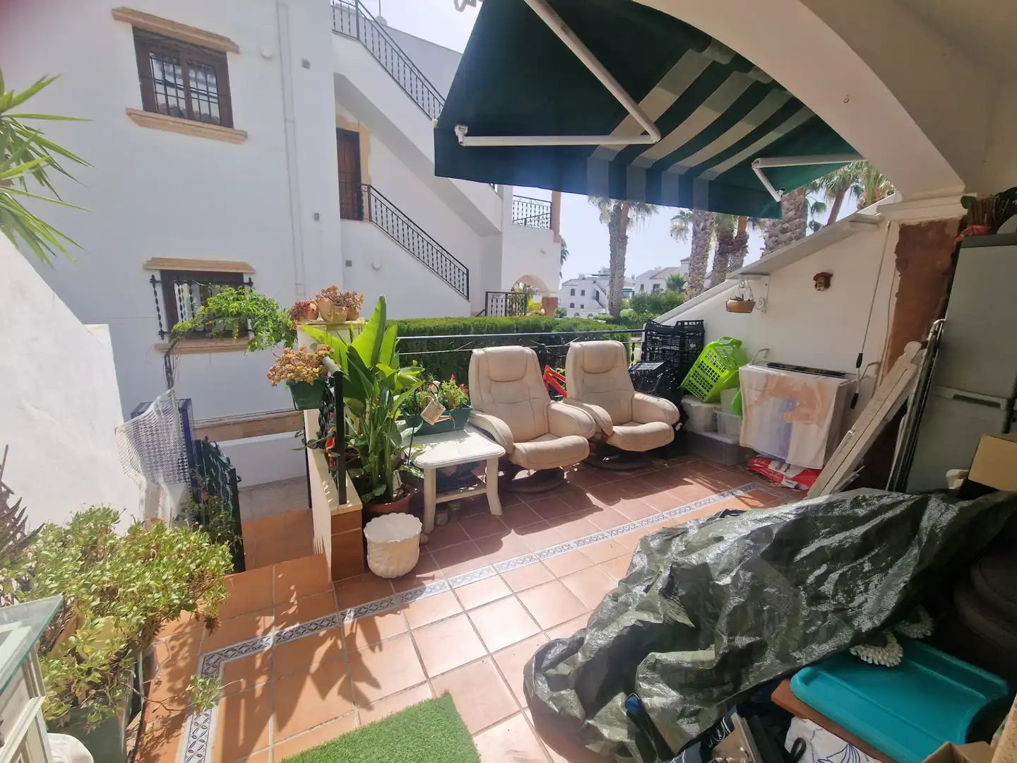 Terrassa de Casa adosada en venda en Orihuela amb Aire condicionat, Jardí privat i Terrassa
