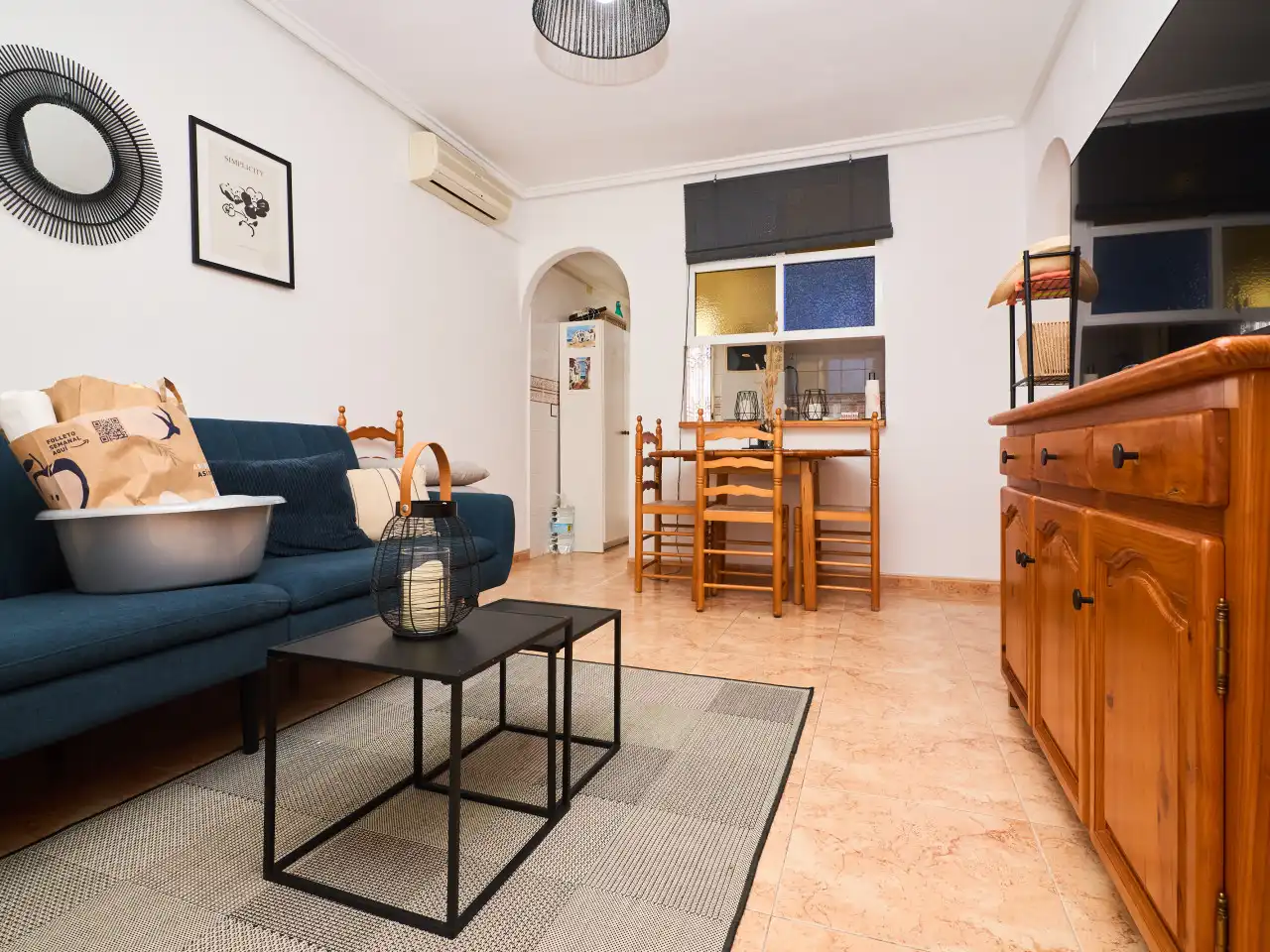 Sala d'estar de Àtic en venda en Torrevieja amb Aire condicionat, Calefacció i Terrassa