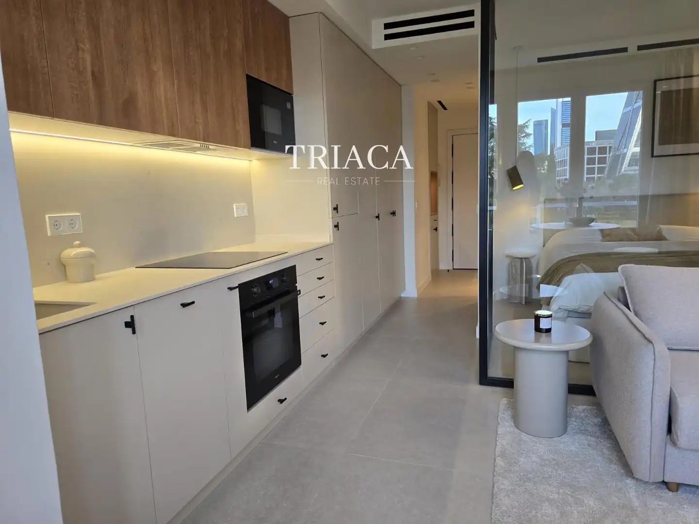 Cocina de Piso de alquiler en Madrid con Aire acondicionado, Calefacción y Terraza