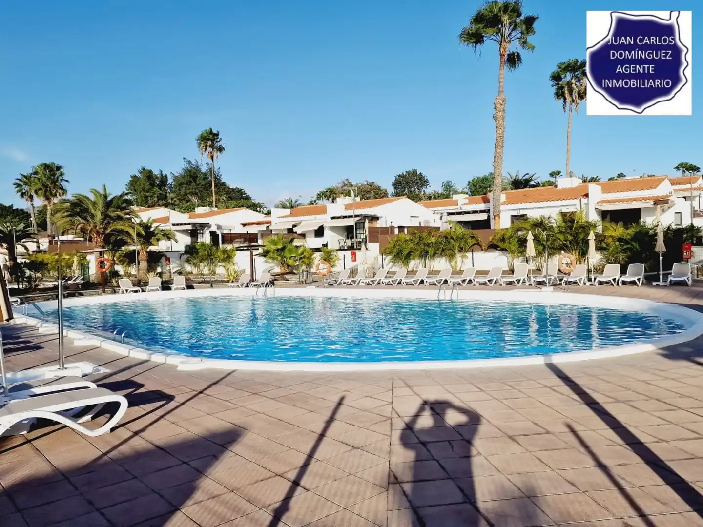 Schwimmbecken von Haus oder Chalet zur Miete in San Bartolomé de Tirajana mit Privatgarten, Terrasse und Möbliert