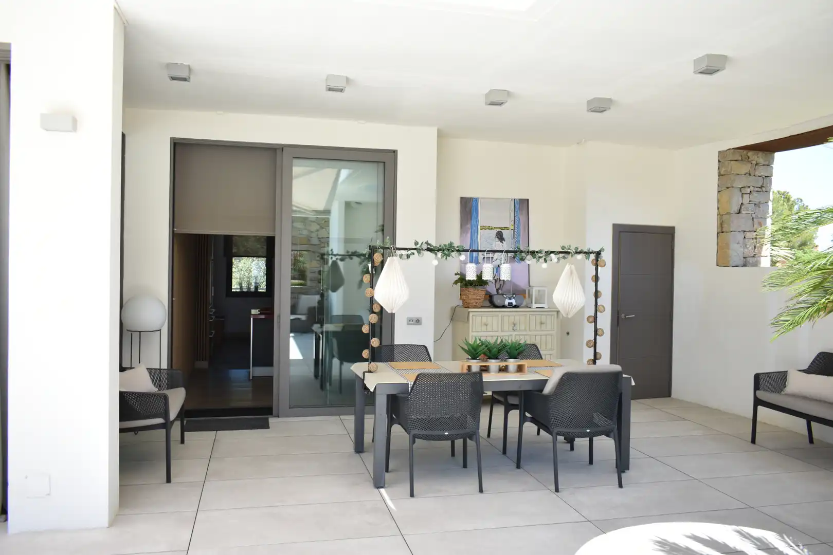 Terraza de Casa o chalet en venta en Mont-roig del Camp con Aire acondicionado, Calefacción y Jardín privado