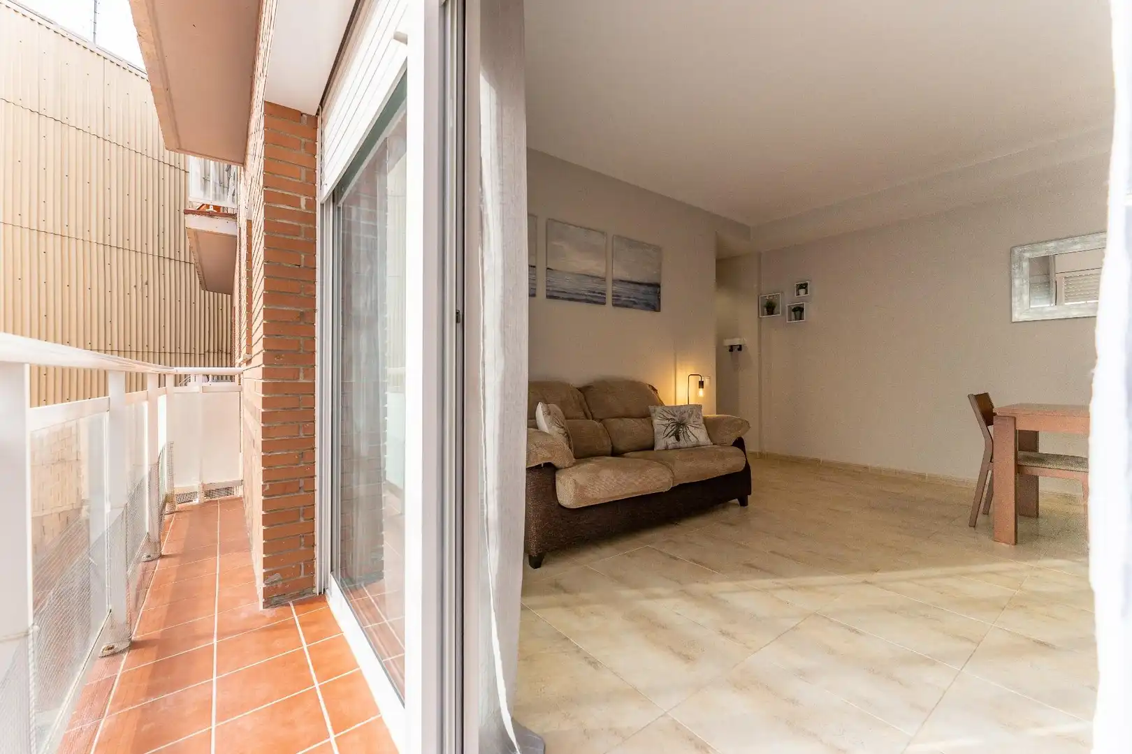 Wohnzimmer von Wohnung zur Miete in Reus mit Möbliert und Balkon