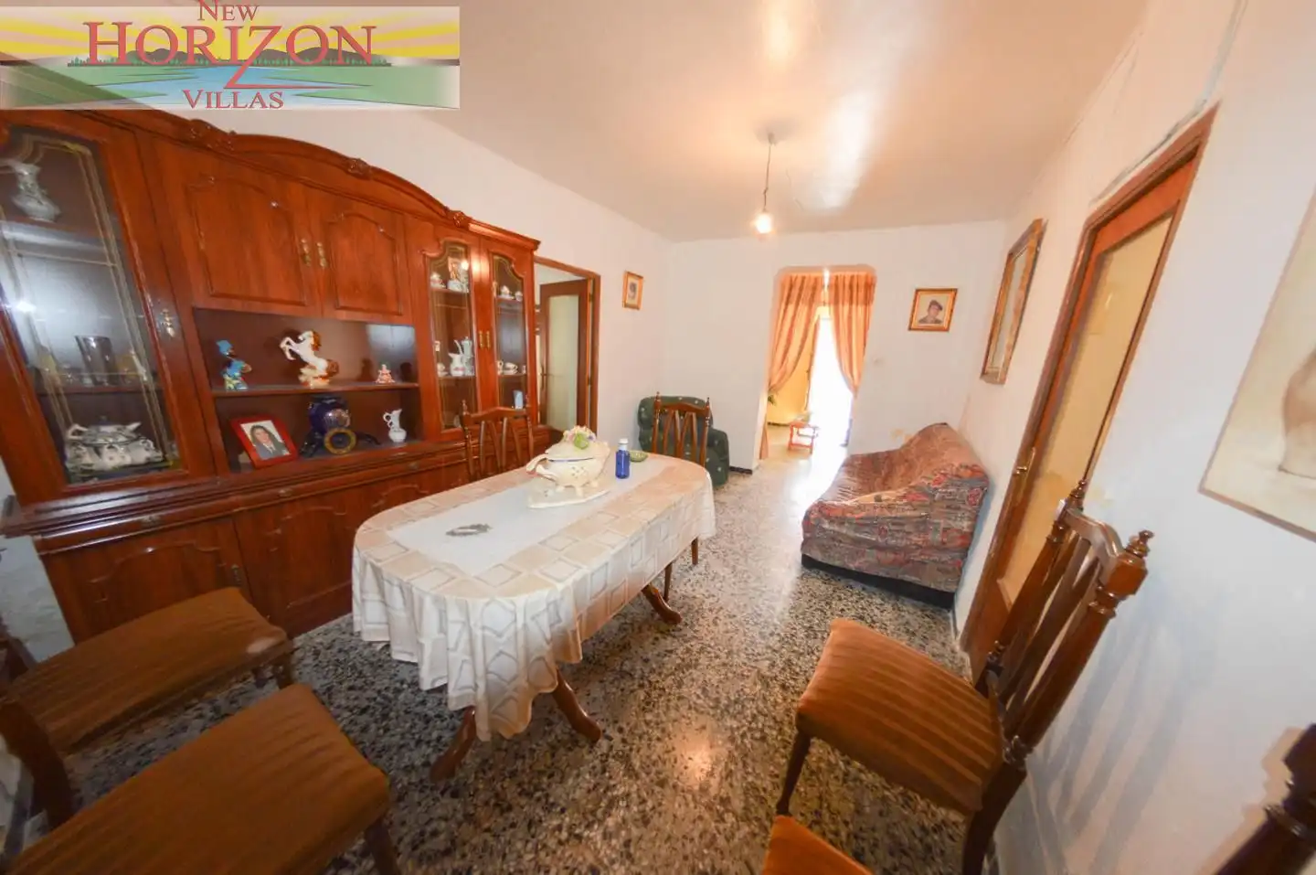 Sala d'estar de Casa o xalet en venda en Arboleas amb Calefacció, Jardí privat i Traster