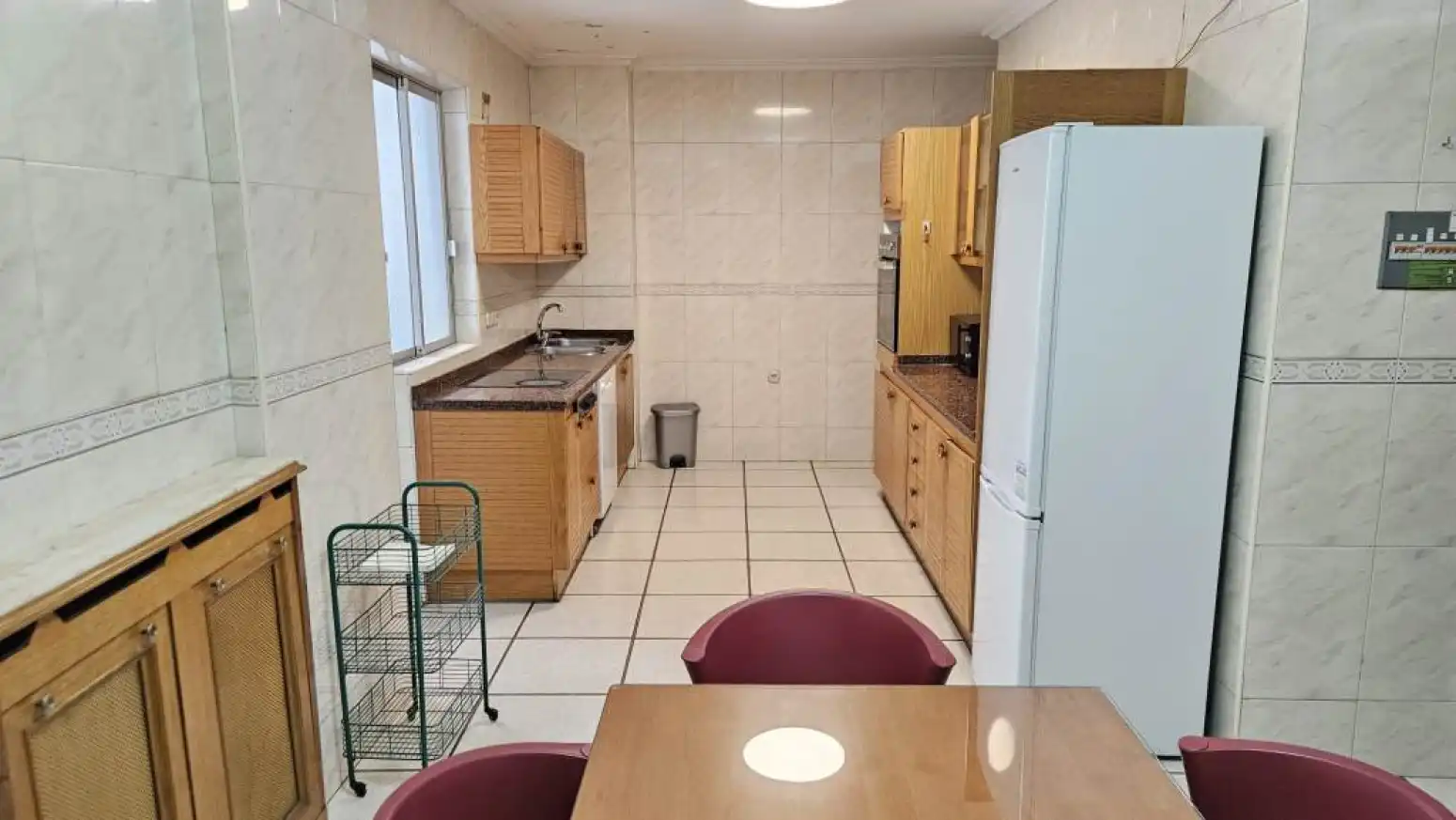 Cocina de Piso de alquiler en Salamanca con Calefacción, Parquet y Terraza