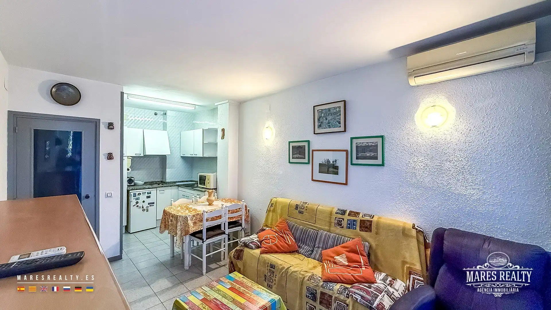 Living room of Flat for sale in Lloret de Mar  with Air Conditioner, Heating and Furnished