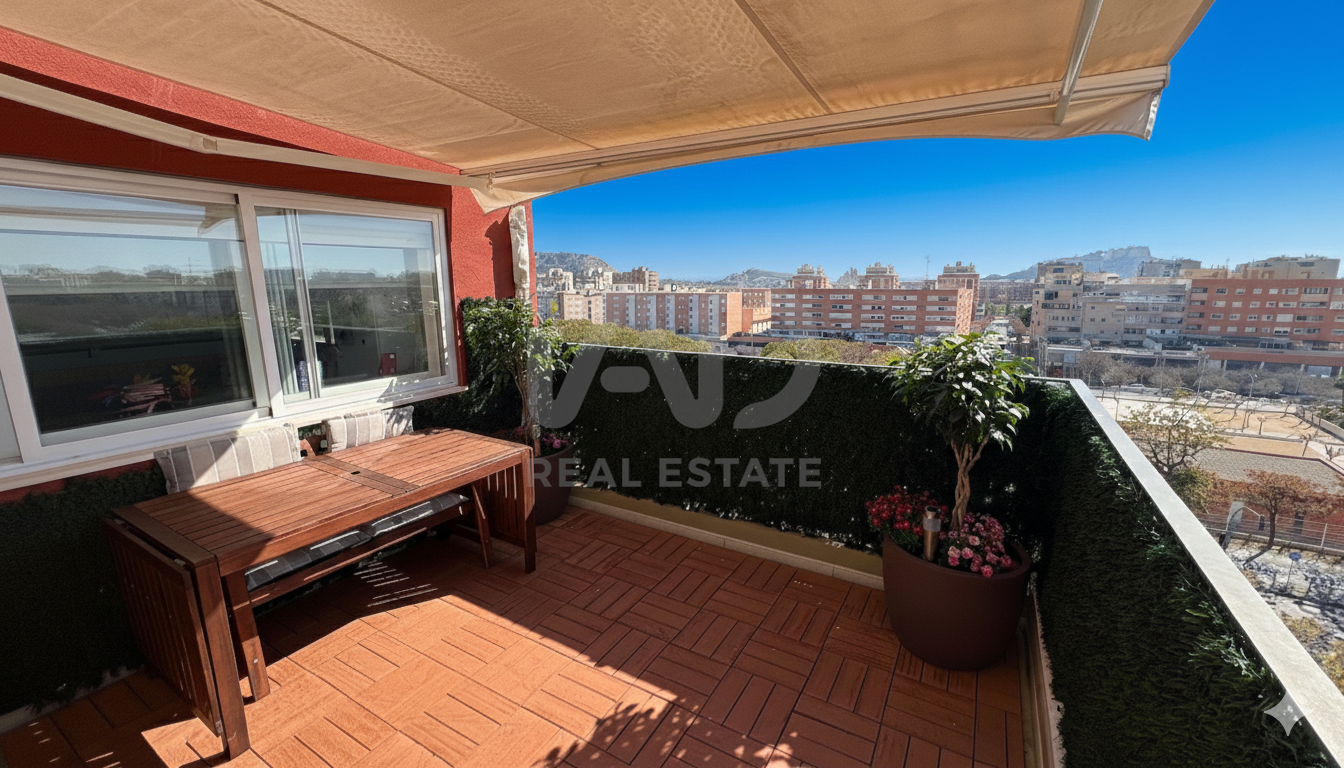 Exterior view of Flat for sale in Alicante / Alacant  with Air Conditioner, Heating and Terrace