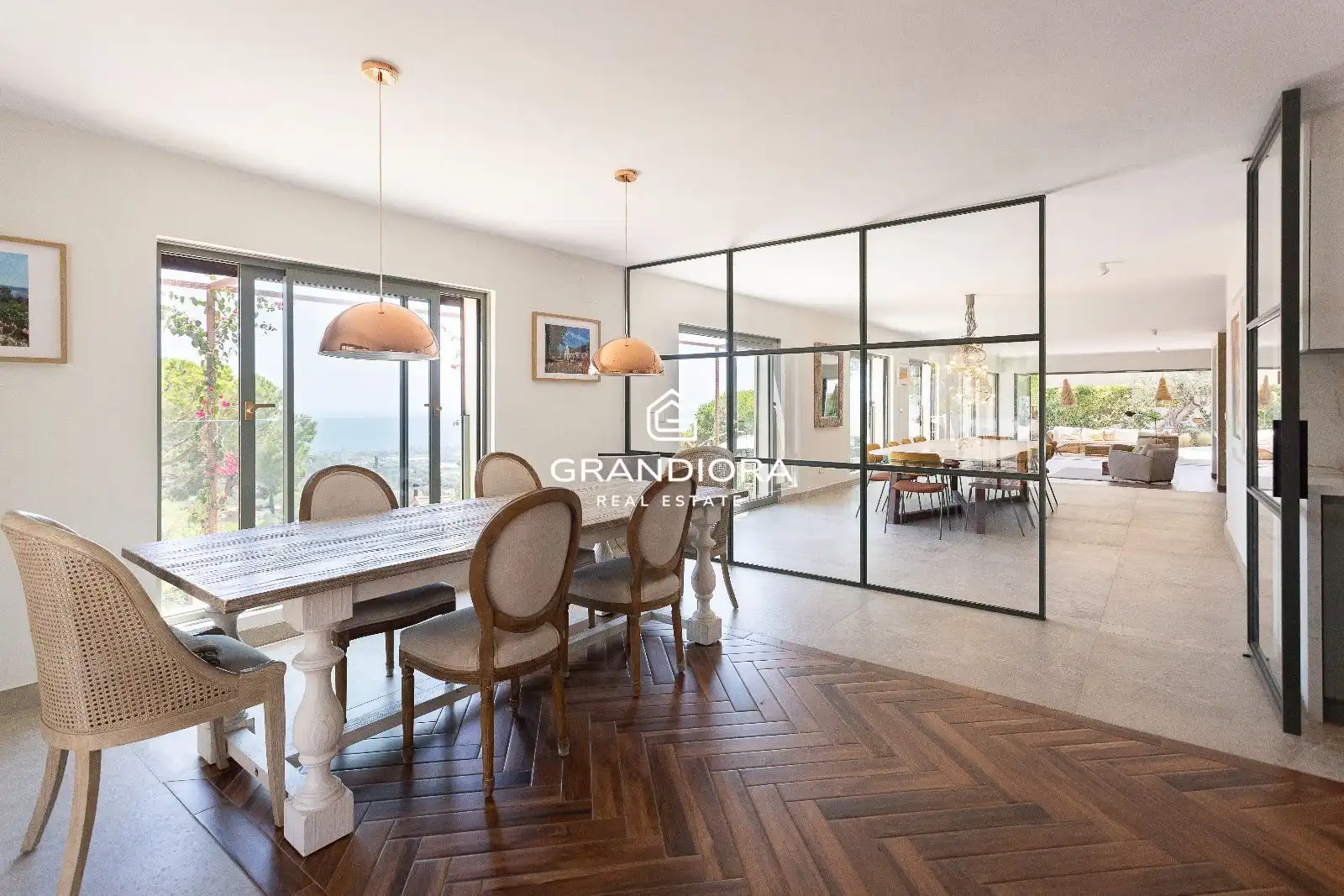 Dining room of Houses for rent in Cabrils  with Air Conditioner, Heating and Storage room
