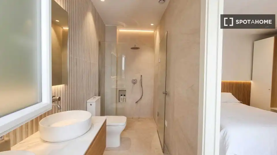 Bany de Apartament per a compartir en Molina de Segura amb Aire condicionat, Terrassa i Moblat