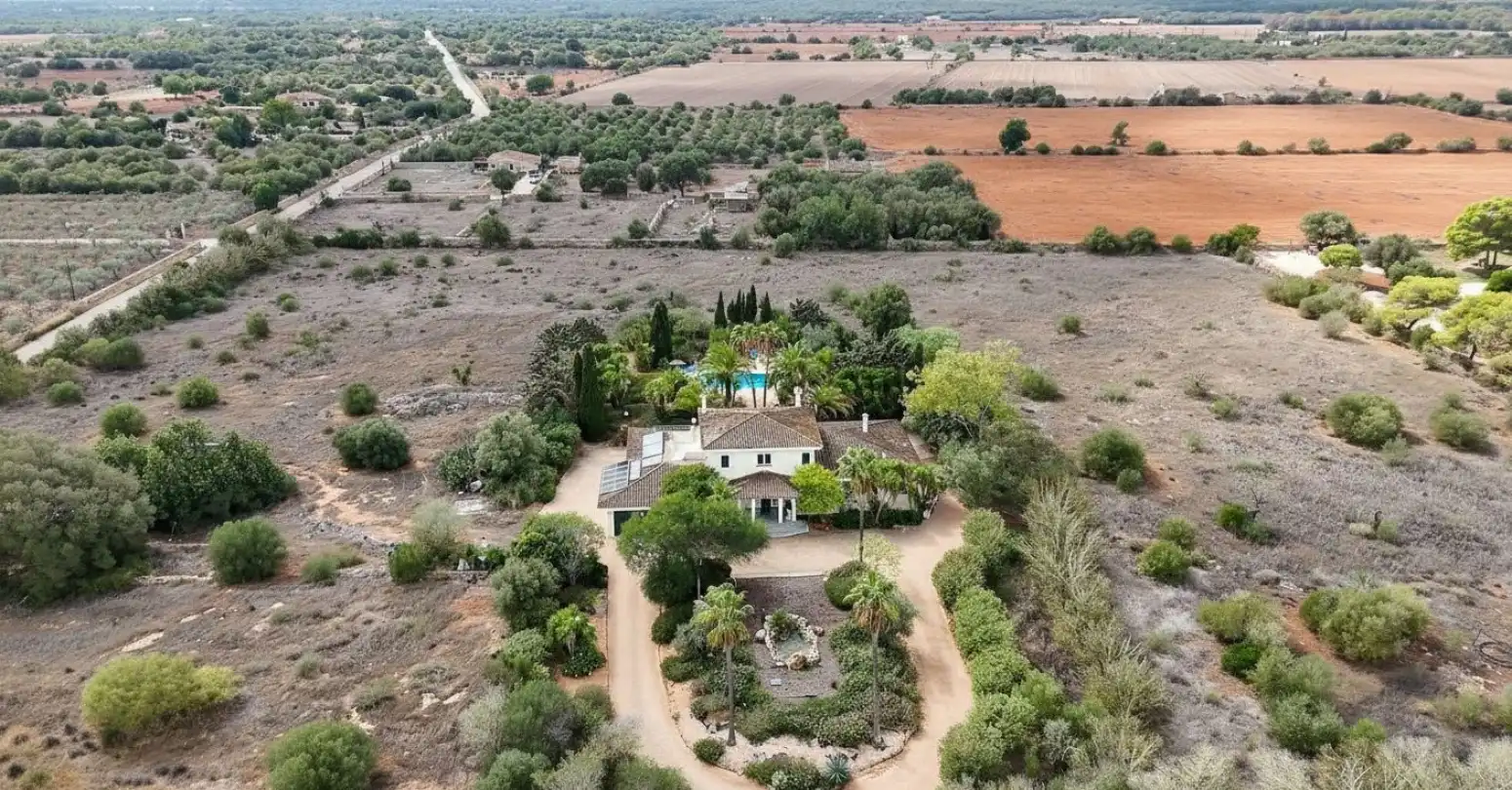Exterior view of Houses for sale in Llucmajor  with Air Conditioner, Terrace and Swimming Pool
