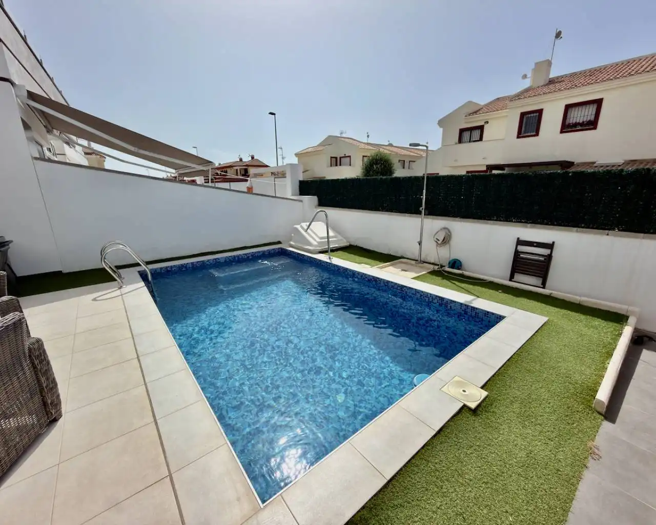 Piscina de Casa o xalet en venda en Rojales amb Aire condicionat, Jardí privat i Terrassa