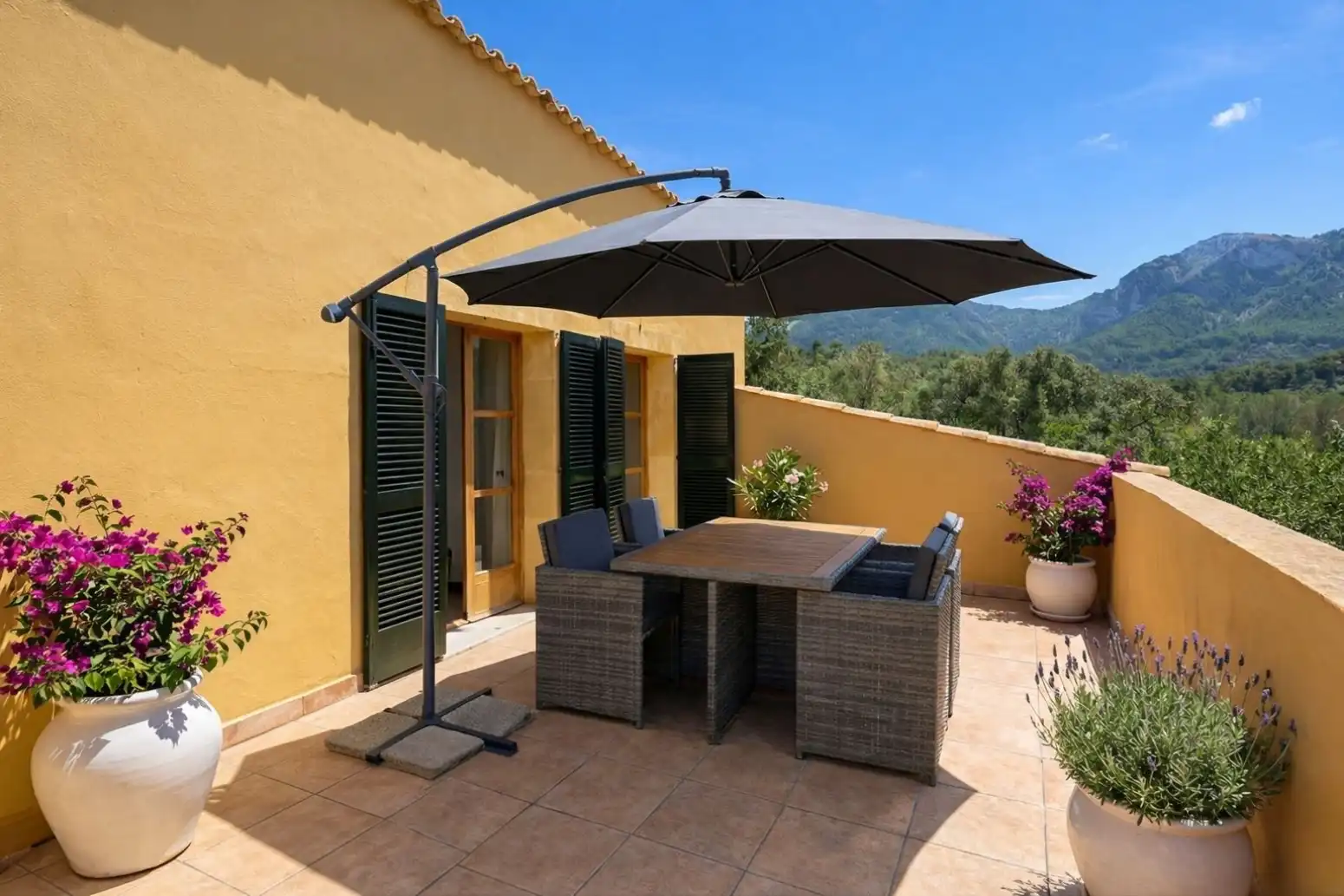 Terrace of Houses for rent in Campanet  with Heating, Private garden and Terrace