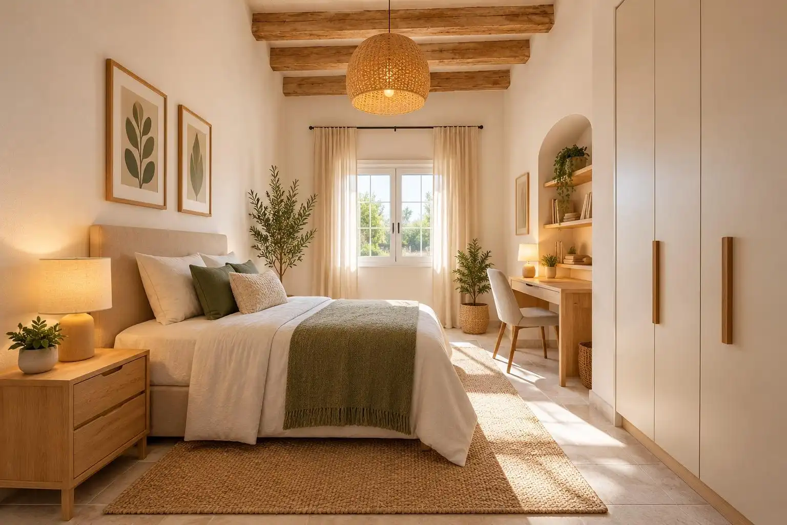 Bedroom of Flat for share in Almería