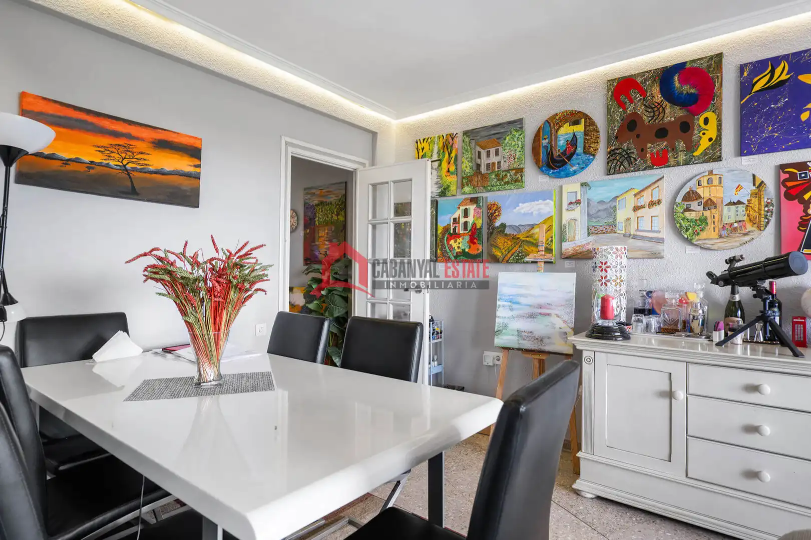 Comedor de Apartamento en venta en Valencia con Aire acondicionado, Terraza y Amueblado