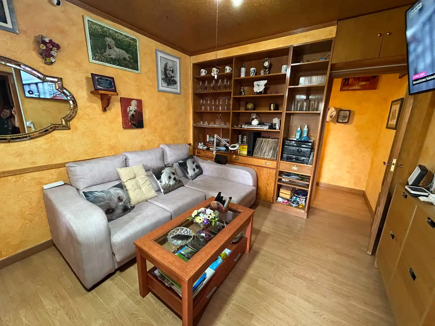 Sala d'estar de Pis en venda en Mejorada del Campo amb Aire condicionat i Forn
