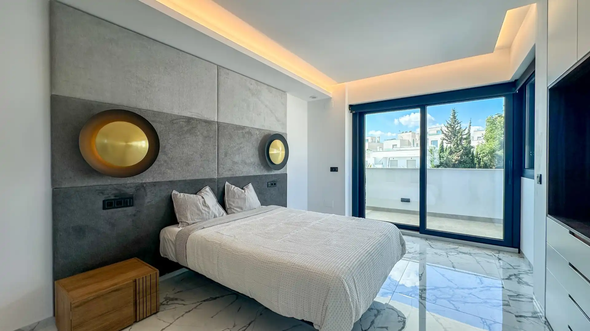 Bedroom of Houses for sale in Orihuela  with Air Conditioner, Swimming Pool and Oven