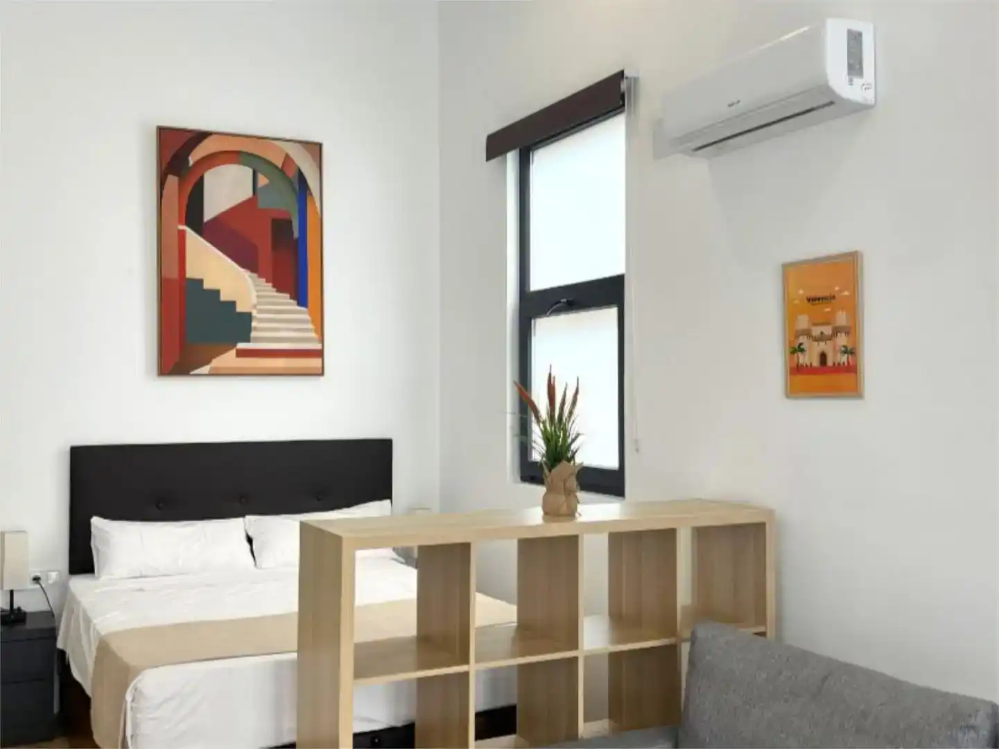 Schlafzimmer von Wohnung zum Verkauf in Valencia mit Klimaanlage und Möbliert