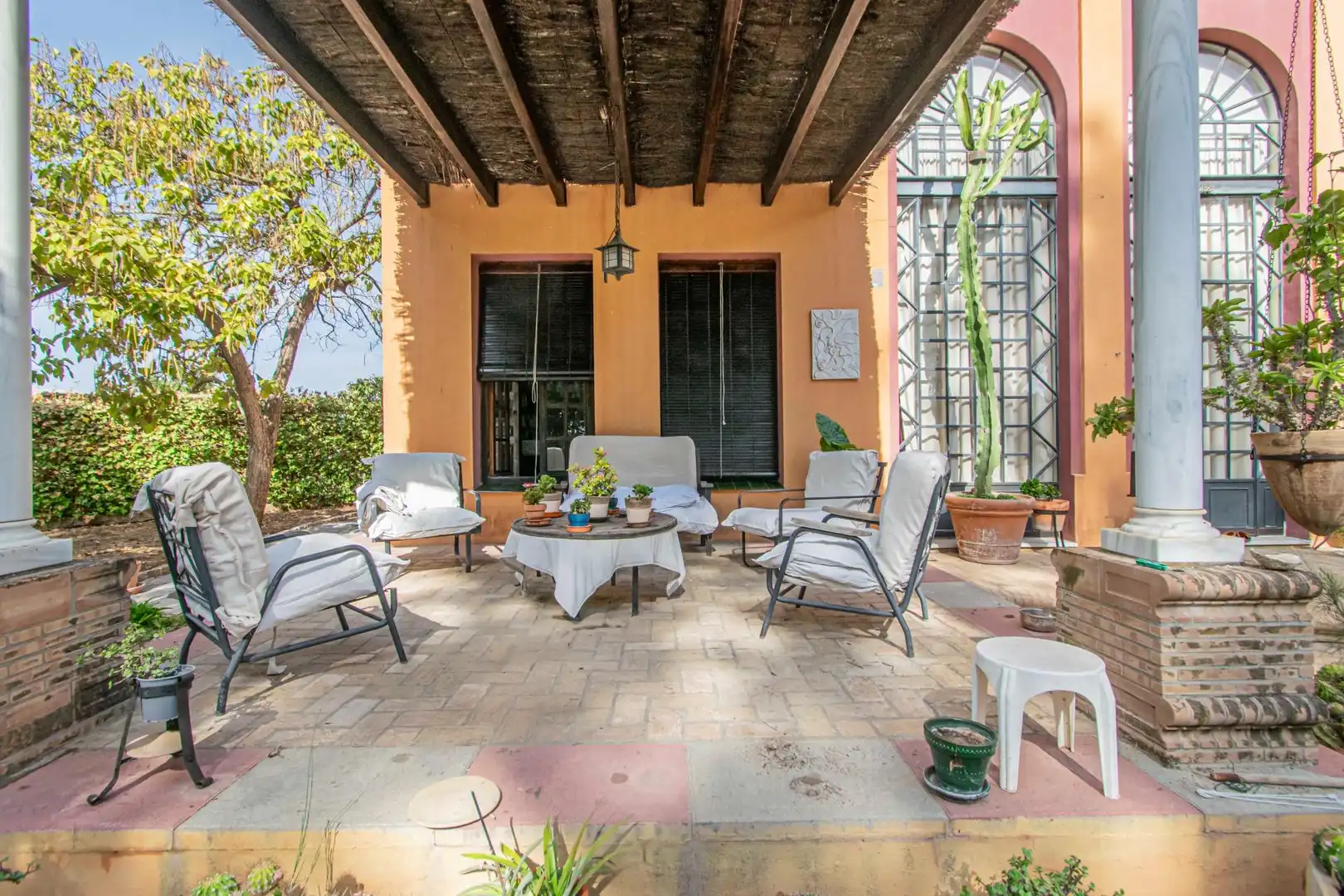 Terrasse von Country house zum Verkauf in Mairena del Aljarafe mit Terrasse, Schwimmbad und Balkon
