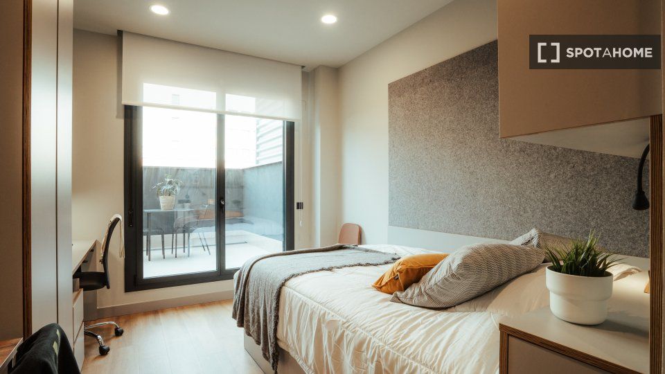 Bedroom of Flat to rent in  Barcelona Capital  with Air Conditioner, Heating and Furnished
