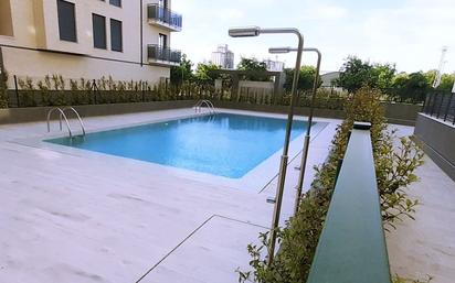 Swimming pool of Duplex for sale in Tavernes Blanques  with Air Conditioner and Swimming Pool