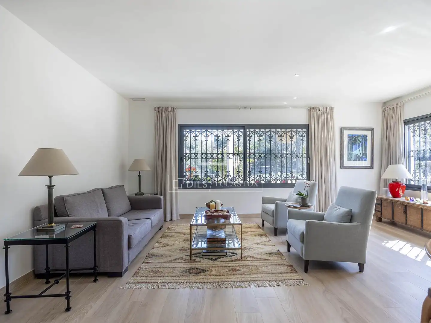 Sala de estar de Casa o chalet en venta en Godella con Aire acondicionado, Jardín privado y Terraza