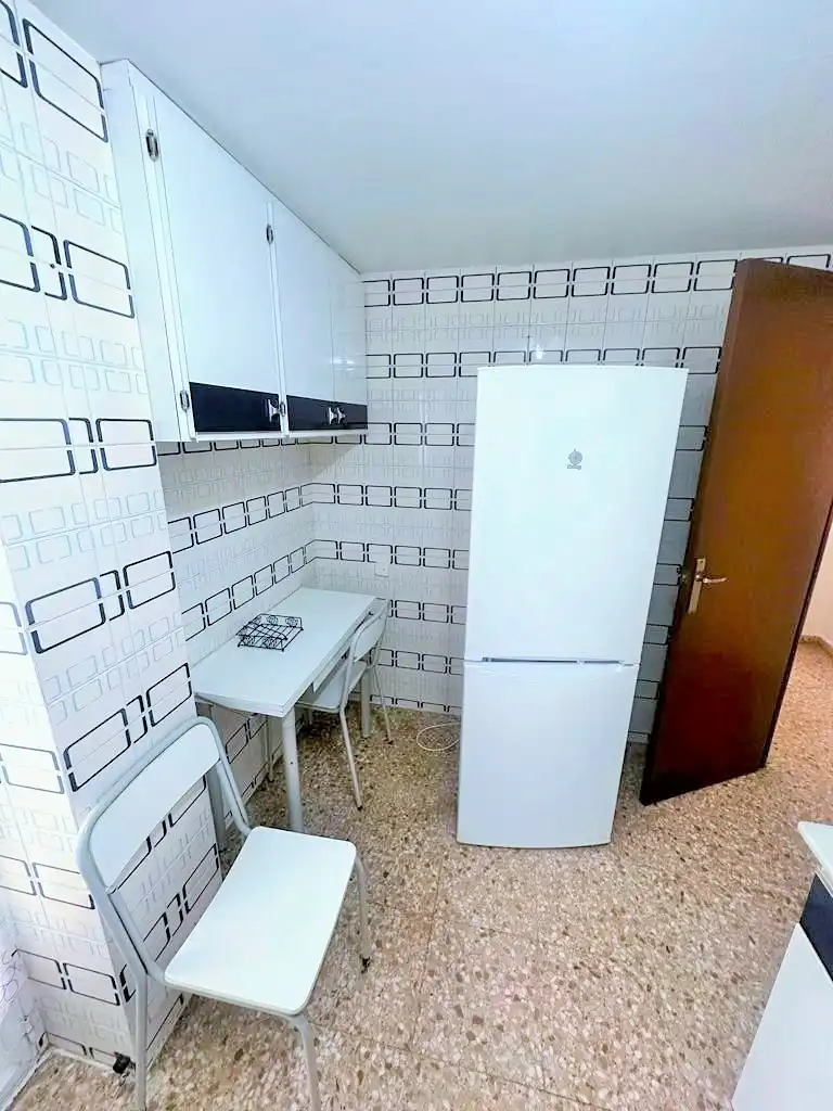 Kitchen of Flat for rent in Valencia  with Air Conditioner, Heating and Furnished