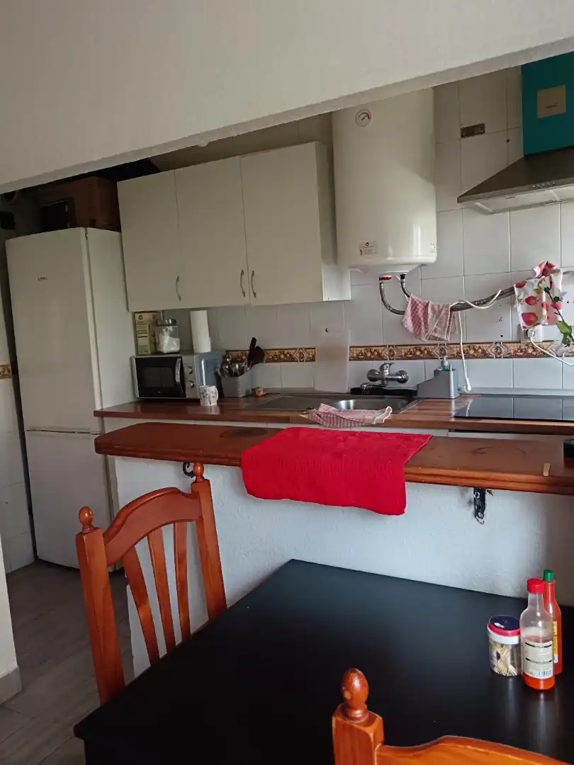 Cocina de Piso en venta en San Juan de Aznalfarache con Amueblado y Balcón