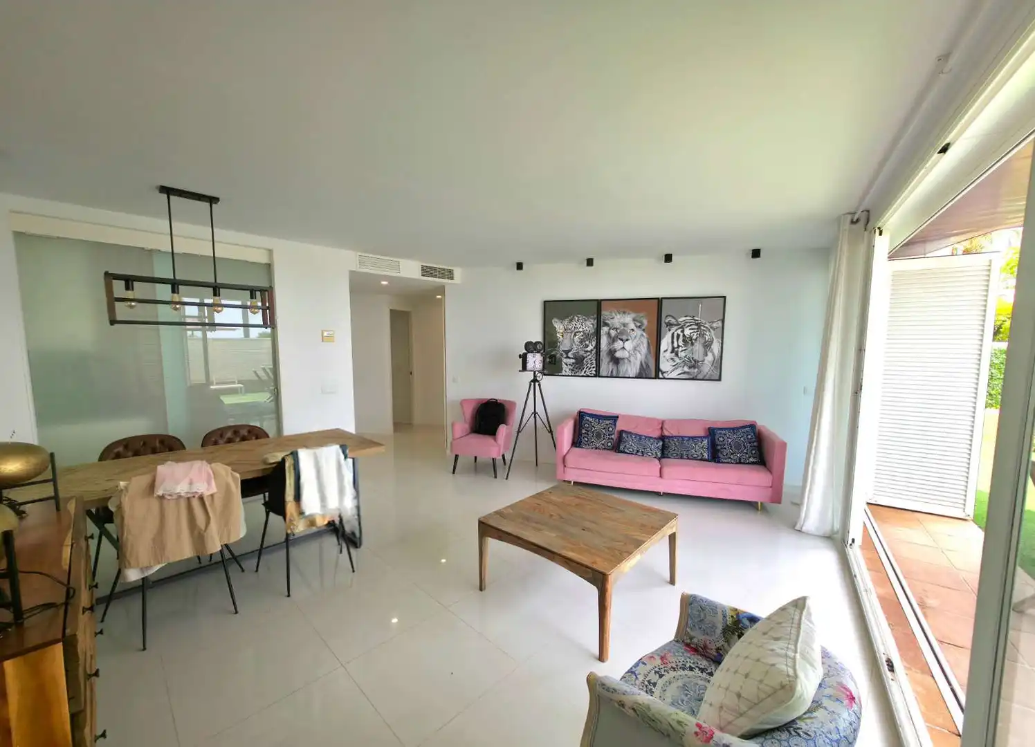 Sala d'estar de Planta baixa de lloguer en Eivissa amb Aire condicionat, Calefacció i Terrassa