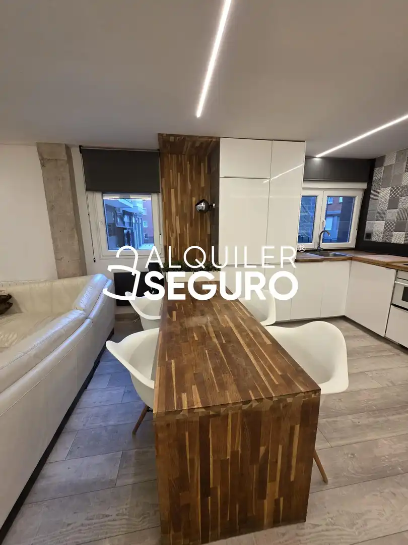 Kitchen of Flat for rent in Bilbao   with Heating and Furnished