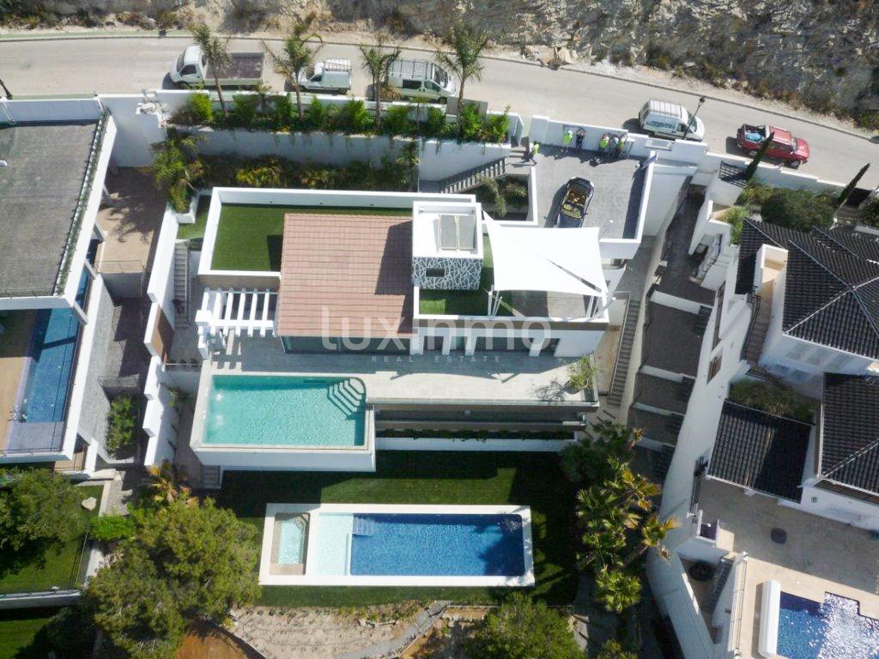 Vista exterior de Casa o xalet en venda en Altea amb Aire condicionat, Calefacció i Jardí privat