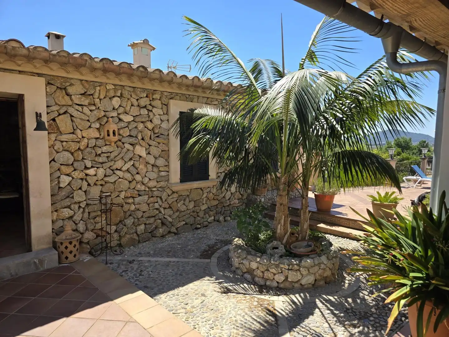 Außenansicht von Haus oder Chalet zum Verkauf in Campanet mit Klimaanlage, Heizung und Privatgarten