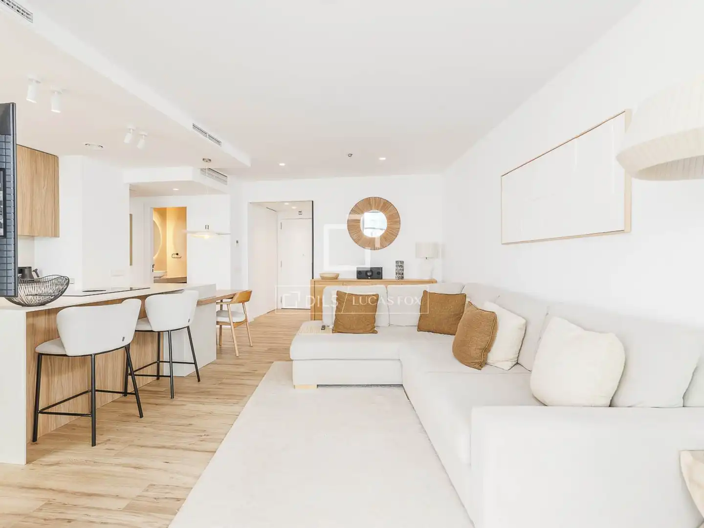 Vista exterior de Piso en venta en Barcelona con Aire acondicionado, Calefacción y Parquet