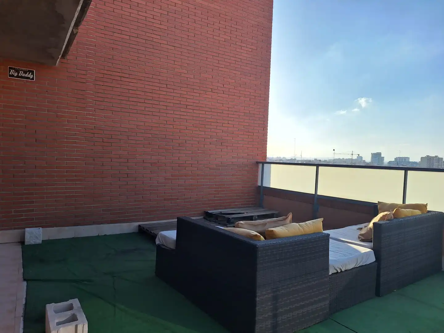 Terrasse von Dachboden zur Miete in Valencia mit Klimaanlage, Heizung und Terrasse