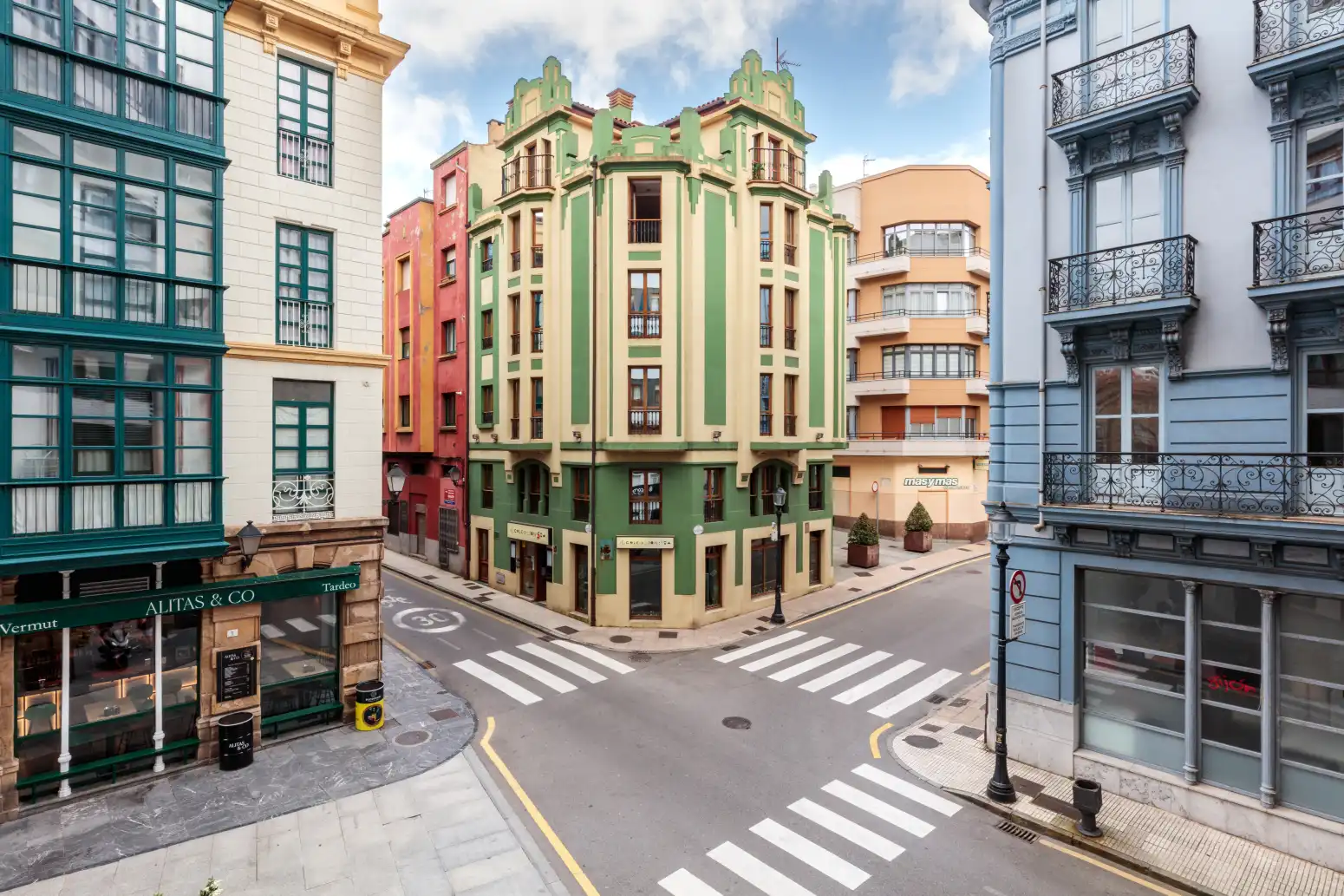 Exterior view of Flat for sale in Gijón   with Heating