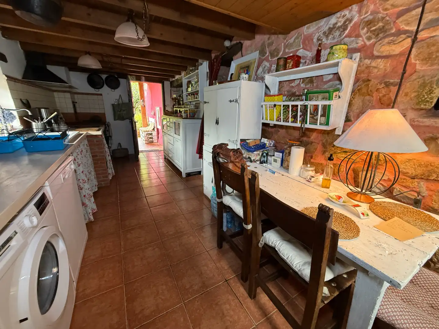 Cuina de Casa o xalet en venda en Ribadesella amb Calefacció, Jardí privat i Parquet