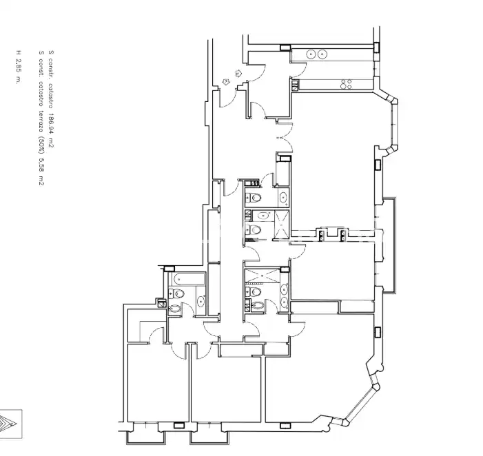 Wohnung mit Terrasse zum Verkauf in Abando - Albia, imagen 7