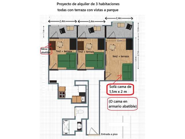 Piso en Venta en Avenida Donostiarra en Concepción