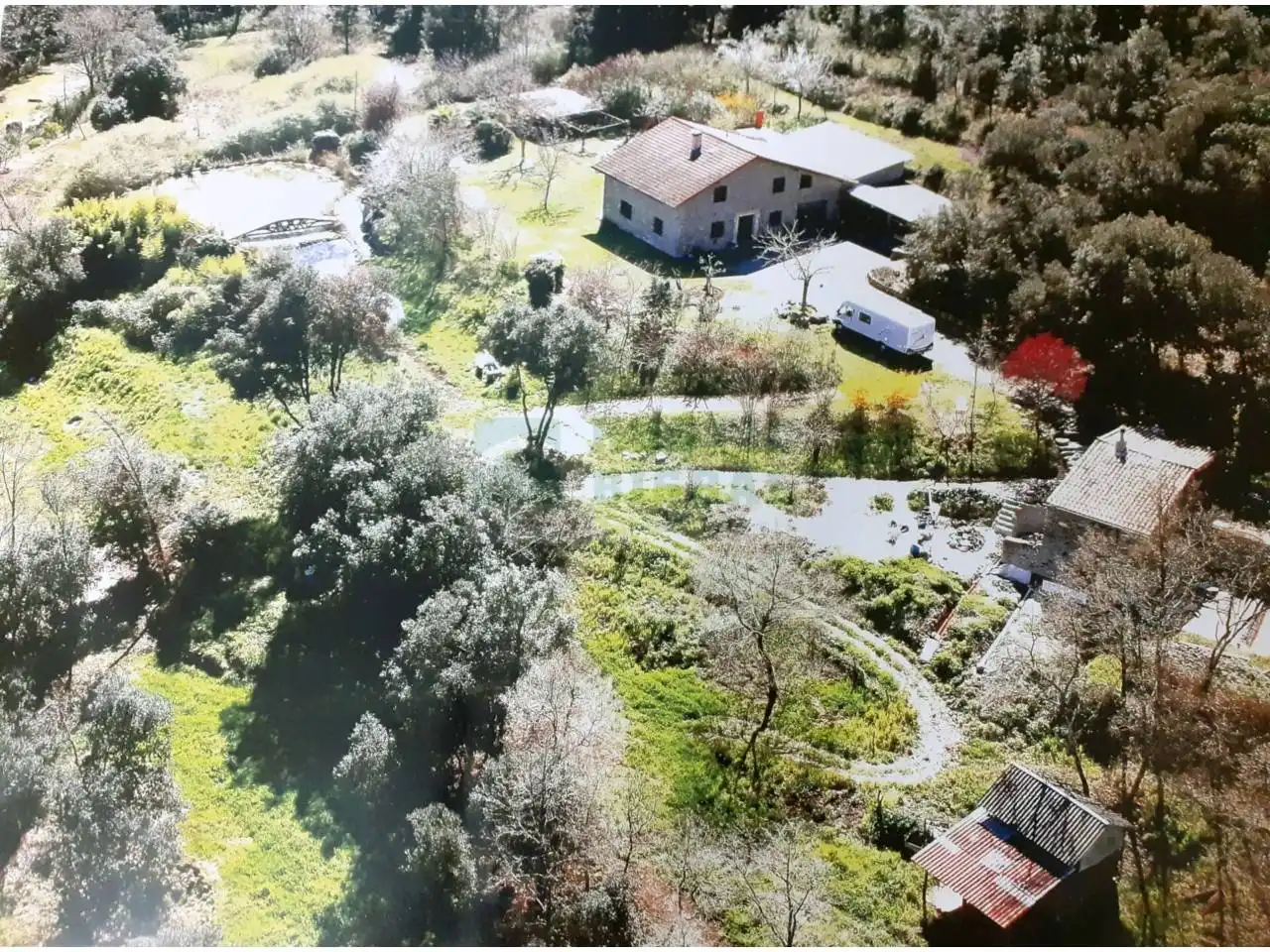 Casa rústica amb jardí en venda a Riudarenes, imagen 2