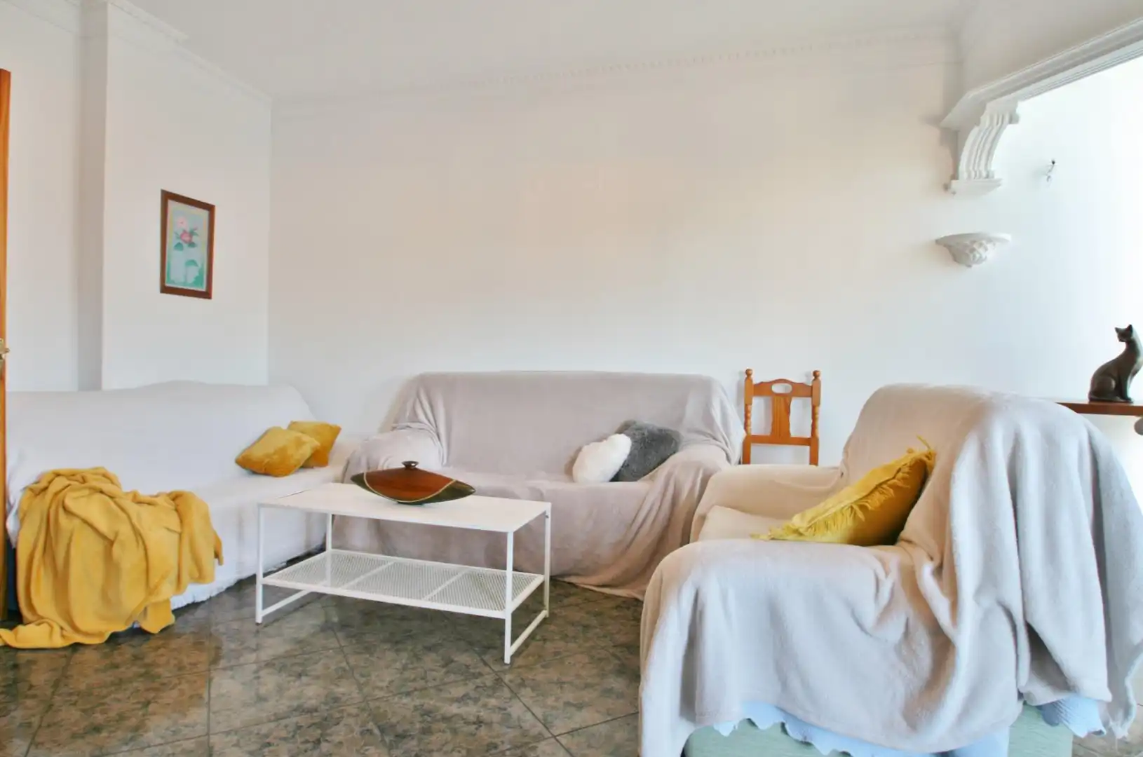Living room of Flat for sale in Níjar  with Air Conditioner, Heating and Terrace