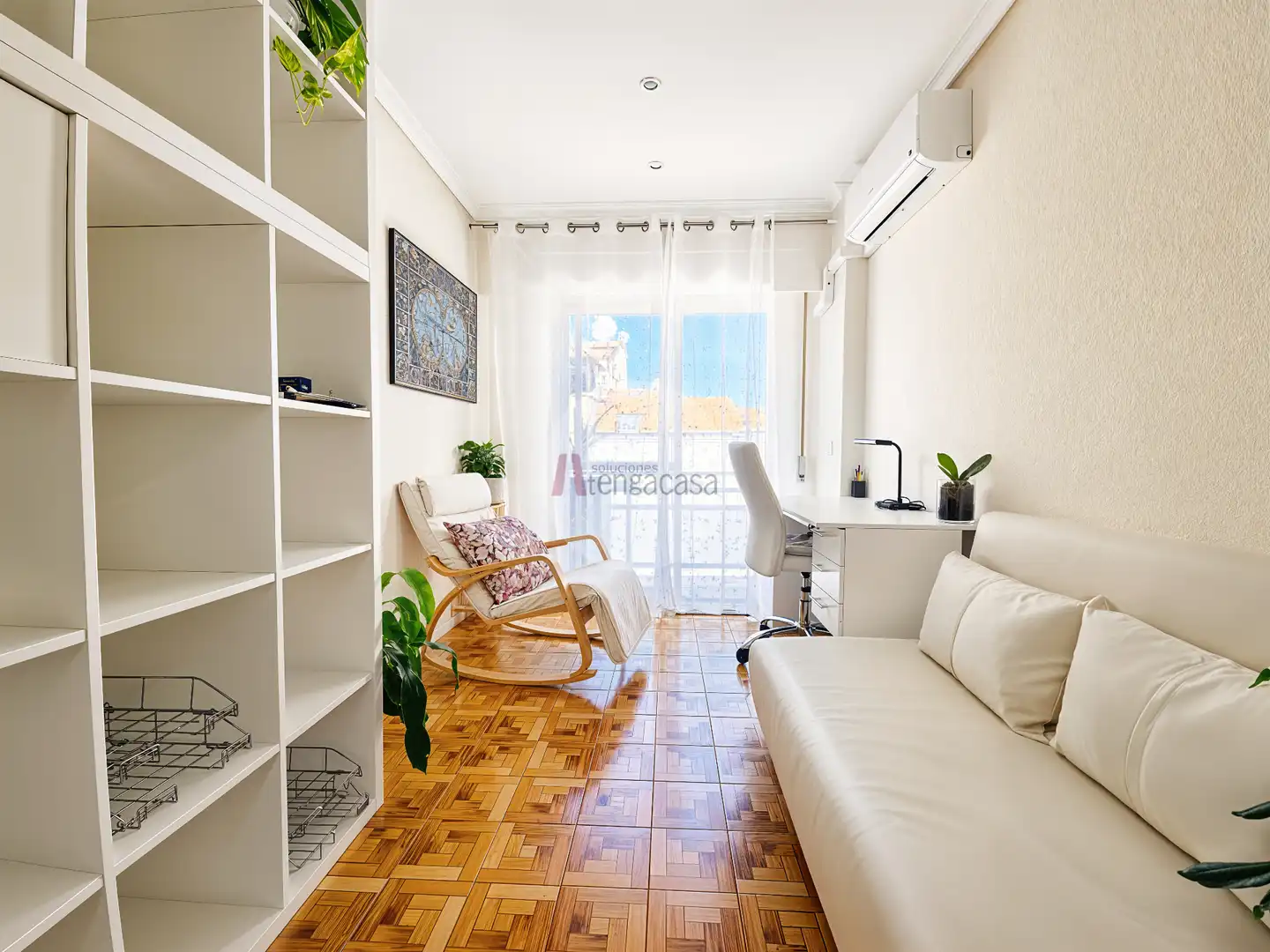 Habitación de Apartamento de alquiler en Madrid con Aire acondicionado, Calefacción y Terraza