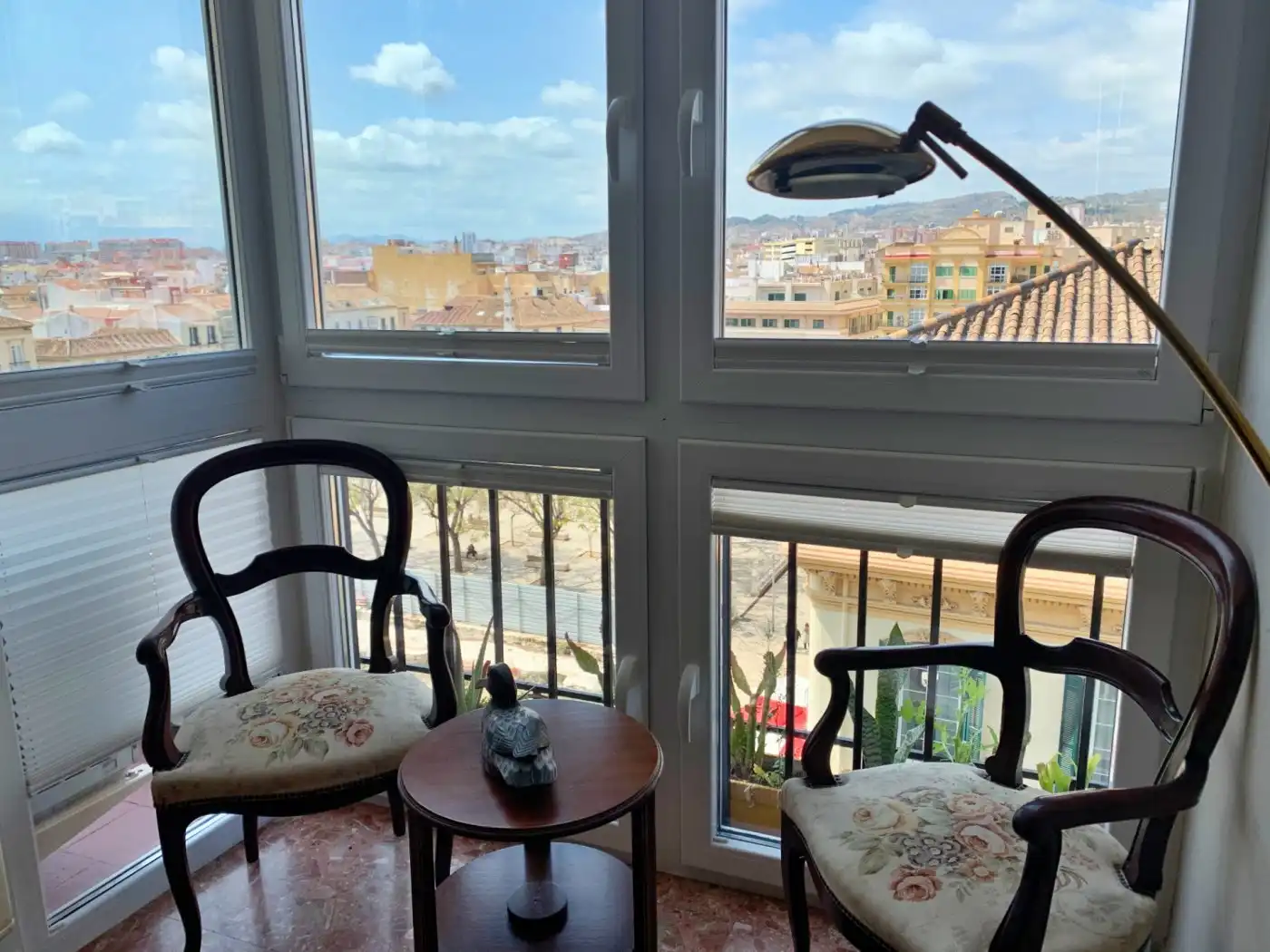 Terraza de Piso de alquiler en Málaga con Aire acondicionado, Calefacción y Amueblado