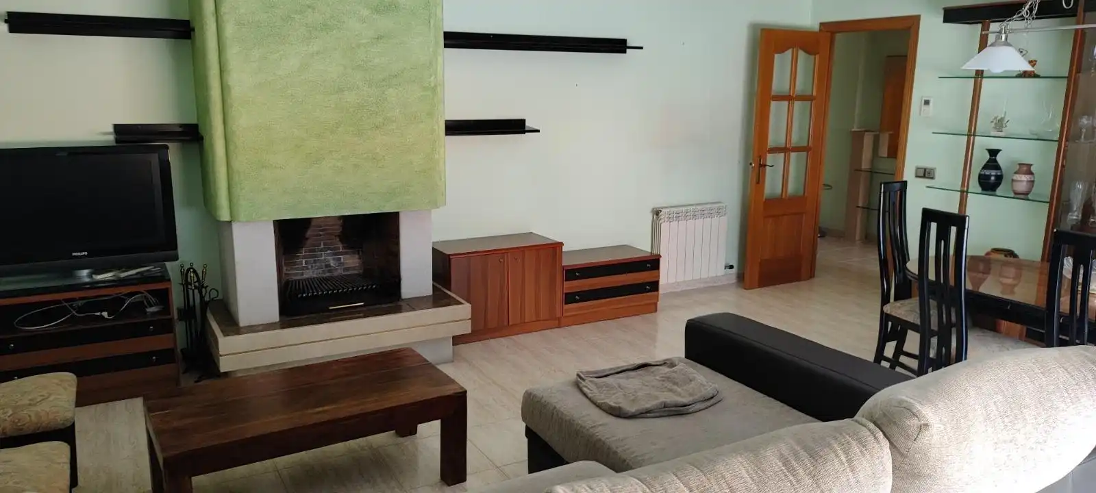 Living room of Attic for sale in Sant Feliu de Guíxols  with Heating, Furnished and Balcony