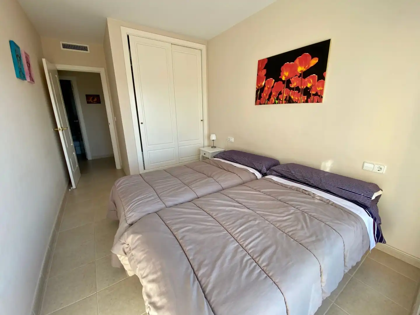 Habitación de Apartamento de alquiler en Altea con Aire acondicionado, Calefacción y Terraza