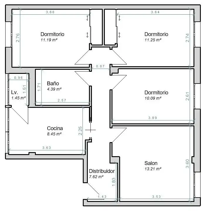 Wohnung zum Verkauf in Alameda - Mentidero - Teatro Falla