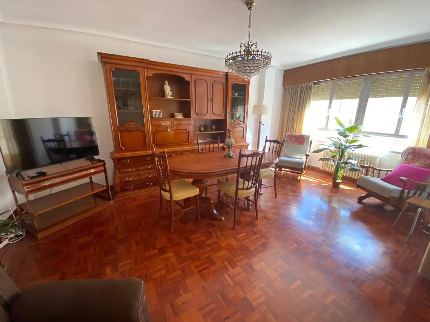 Comedor de Piso de alquiler en  Albacete Capital con Aire acondicionado, Calefacción y Parquet