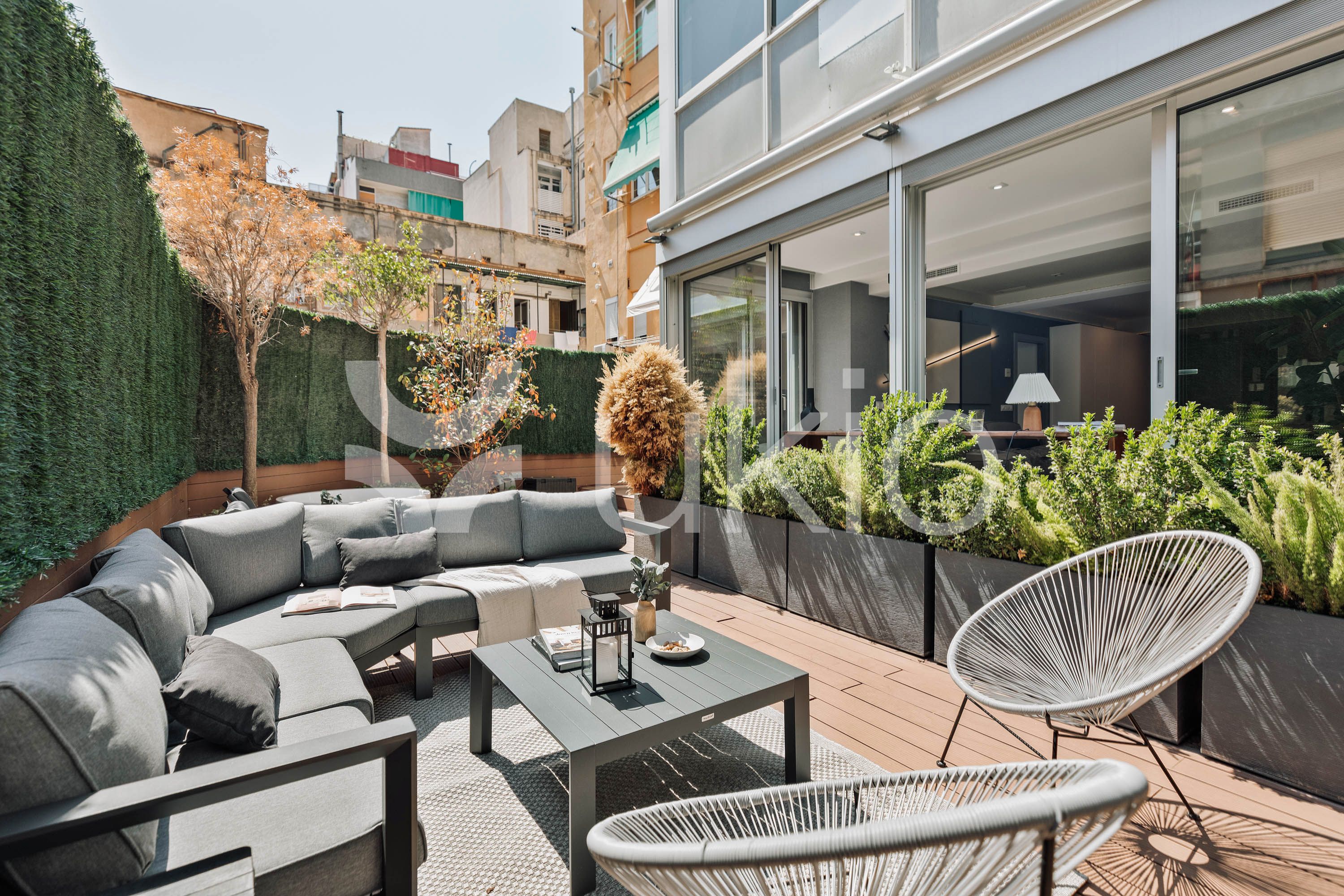 Terrace of Apartment to rent in  Barcelona Capital  with Air Conditioner, Heating and Terrace