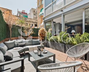 Terrace of Apartment to rent in  Barcelona Capital  with Air Conditioner, Heating and Terrace