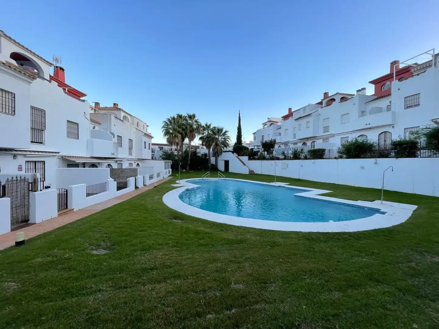 Jardín de Casa o chalet de alquiler en El Portil con Piscina comunitaria
